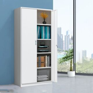 Modern 2-Door Metal Storage Unit