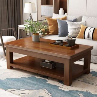 Modern Center Wooden Coffee Table