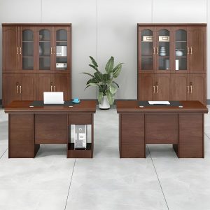 1.2 Meters Mahogany Office Desk