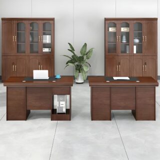 1.2 Meters Mahogany Office Desk