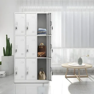 9-Locker Steel Office Cabinet