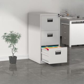 3-Drawer Steel File Cabinet