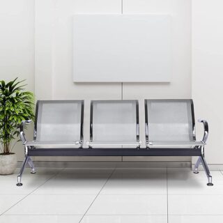 3-Seater Office Waiting Bench