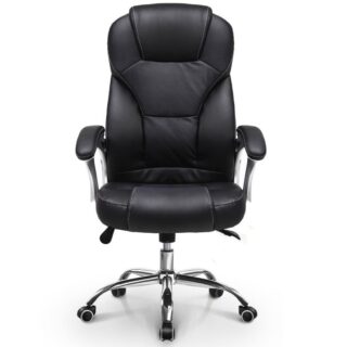 Faux Leather Ergonomic Office Chair
