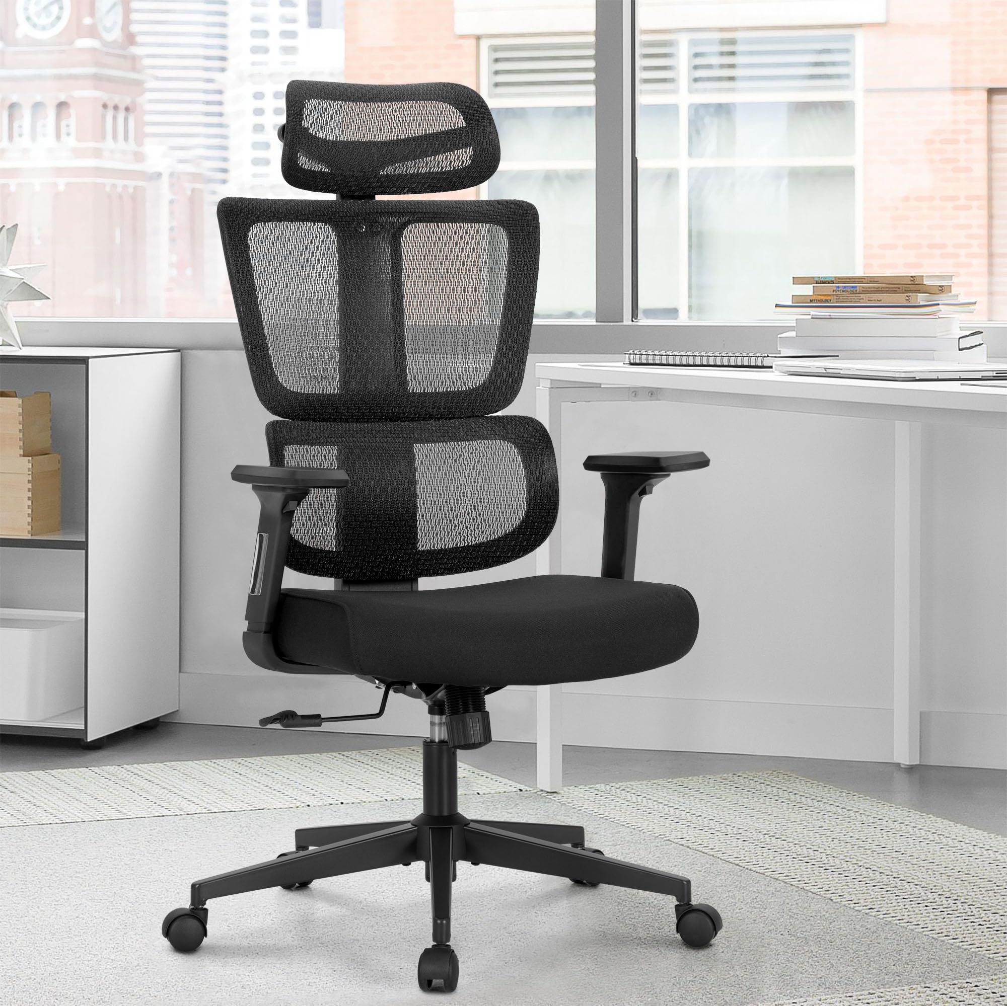 Reclining Swivel Office Chair - Image 3