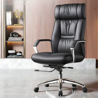 High Back Leather Office Chair