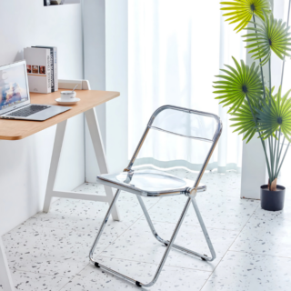 Acrylic Glass Foldable Chair
