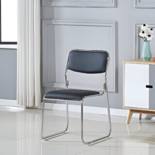 Stackable Chrome Visitor Chair